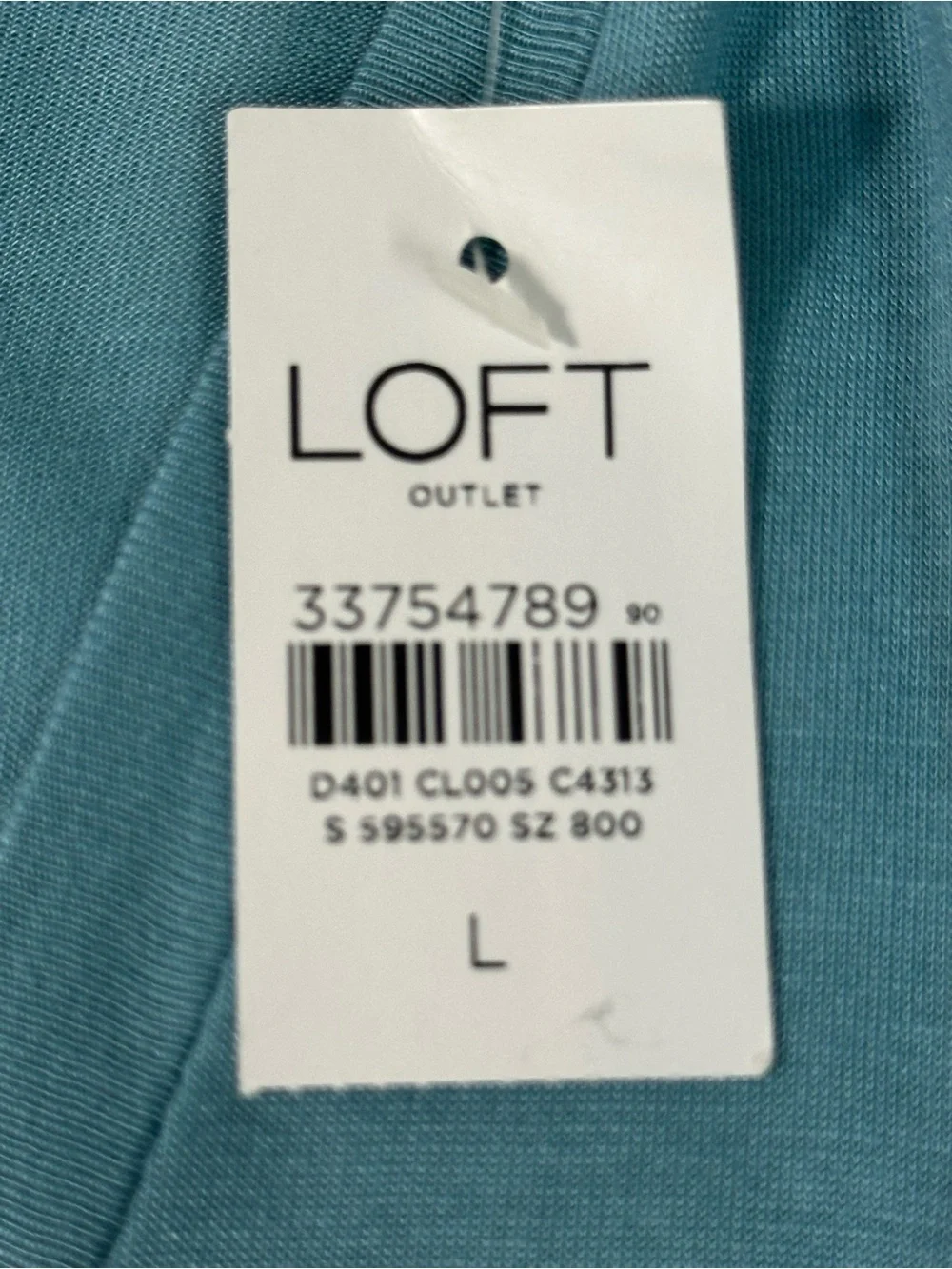 Ann Taylor Loft NWT Puff Tie Sleeves Top Blue Green Short Sleeves Soft Comfy L